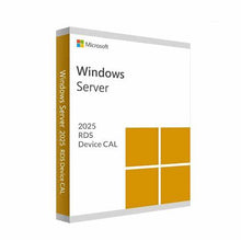 Charger l'image dans la galerie, Windows Server 2025 RDS (Remote Desktop Server) User/Device