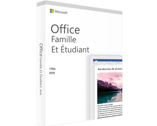 Microsoft Office 2019 Famille et Étudiant pour Mac - Instant Soft