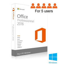 Charger l'image dans la galerie, Microsoft Office 2016 Professionnel Plus pour 5 postes. - Instant Soft