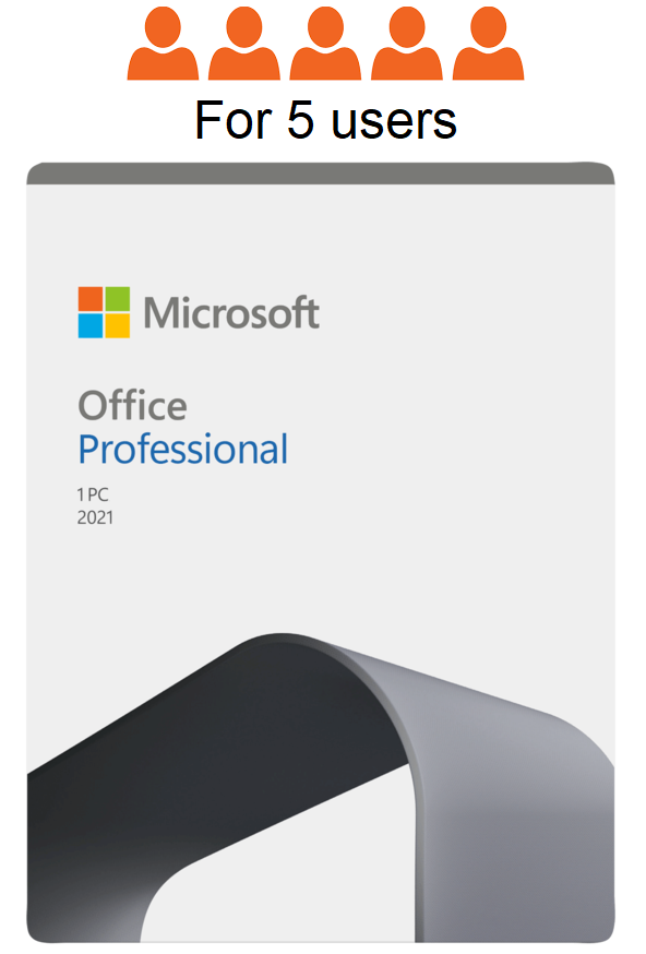 Microsoft Office 2021 Professionnel Plus pour 5 postes. - Instant Soft