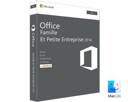 Microsoft Office 2016 Famille et Petite Entreprise pour Mac - Instant Soft