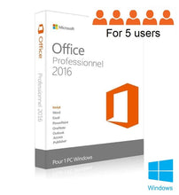 Charger l&#39;image dans la galerie, Microsoft Office 2016 Professionnel Plus pour 5 postes. - Instant Soft
