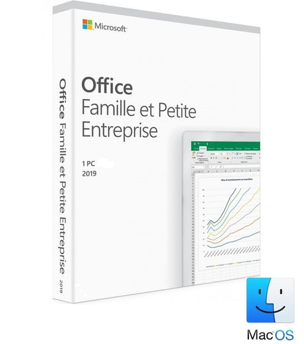 Microsoft Office 2019 Famille et Petite Entreprise pour Mac - Instant Soft