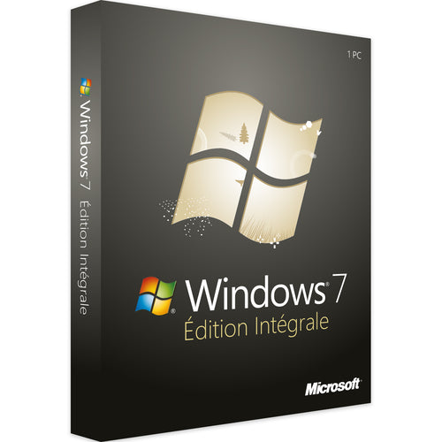 Windows 7 Édition Intégrale - Instant Soft